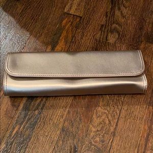 Gold slim clutch. Red Slim clutch
